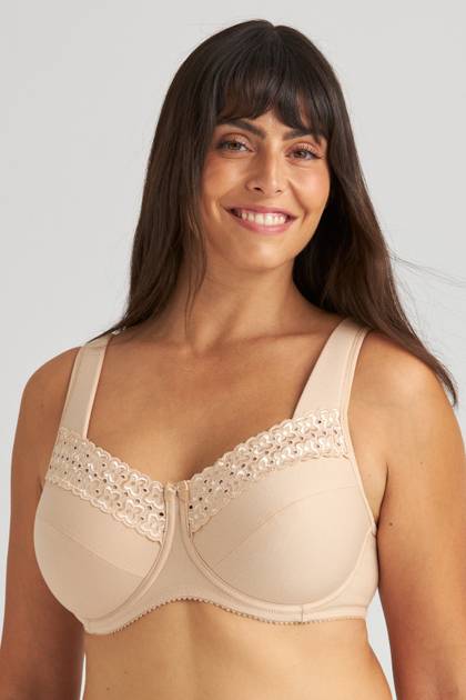 Nonchalant Bralette White Broderie Anglaise