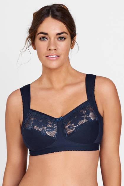 Lovely Lace Support bra – supportive cotton bra – Miss Mary