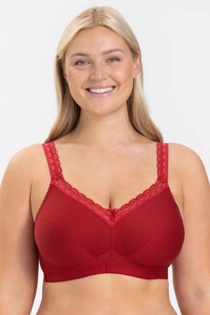 Cotton Soft bra - unpadded and unlined, allowing the skin to breathe for all-day  comfort - Miss Mary