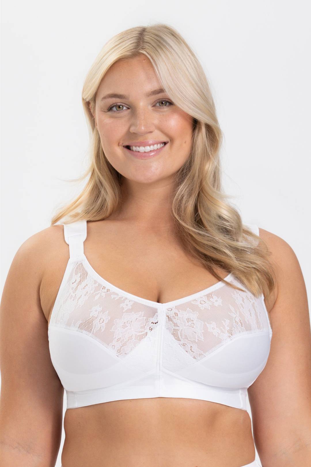 Wise - Non-wired bra with smart shoulder straps - Miss Mary