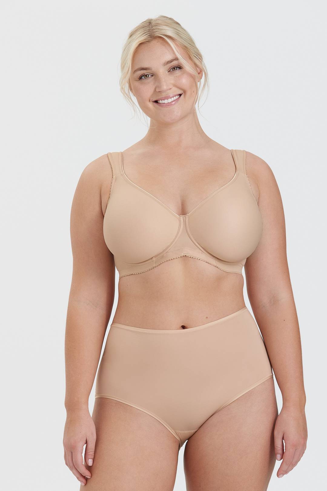 Miss Mary Micro Cooling Maxi Brief Beige  Lumingerie bras and underwear  for big busts