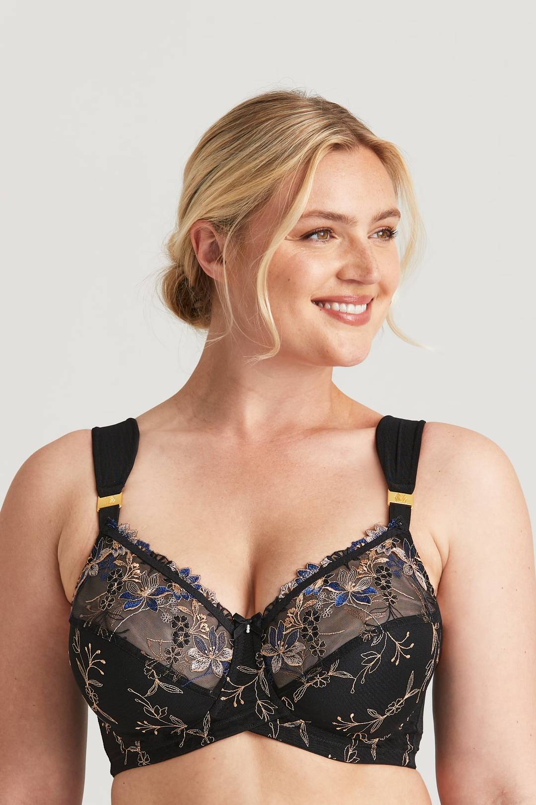 Soutien-gorge Intima Cherry - Noir Taille UK 34C - Multidirectionnel, Armatures - Neuf Avec étiquettes