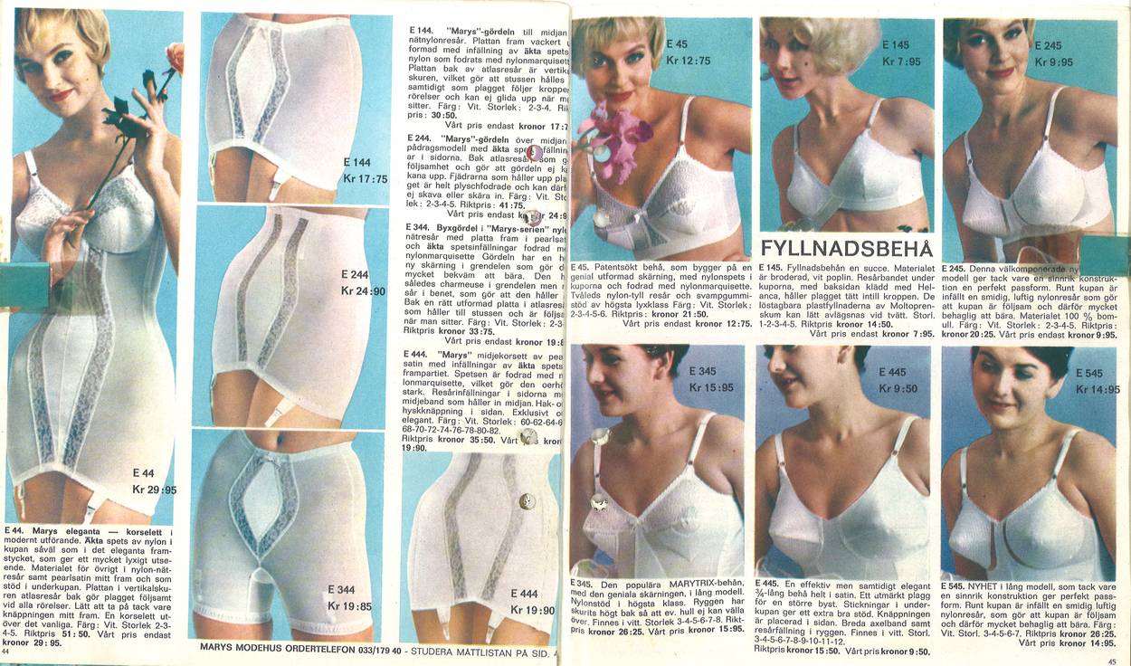 60-ernes undertøj – tilbageblik