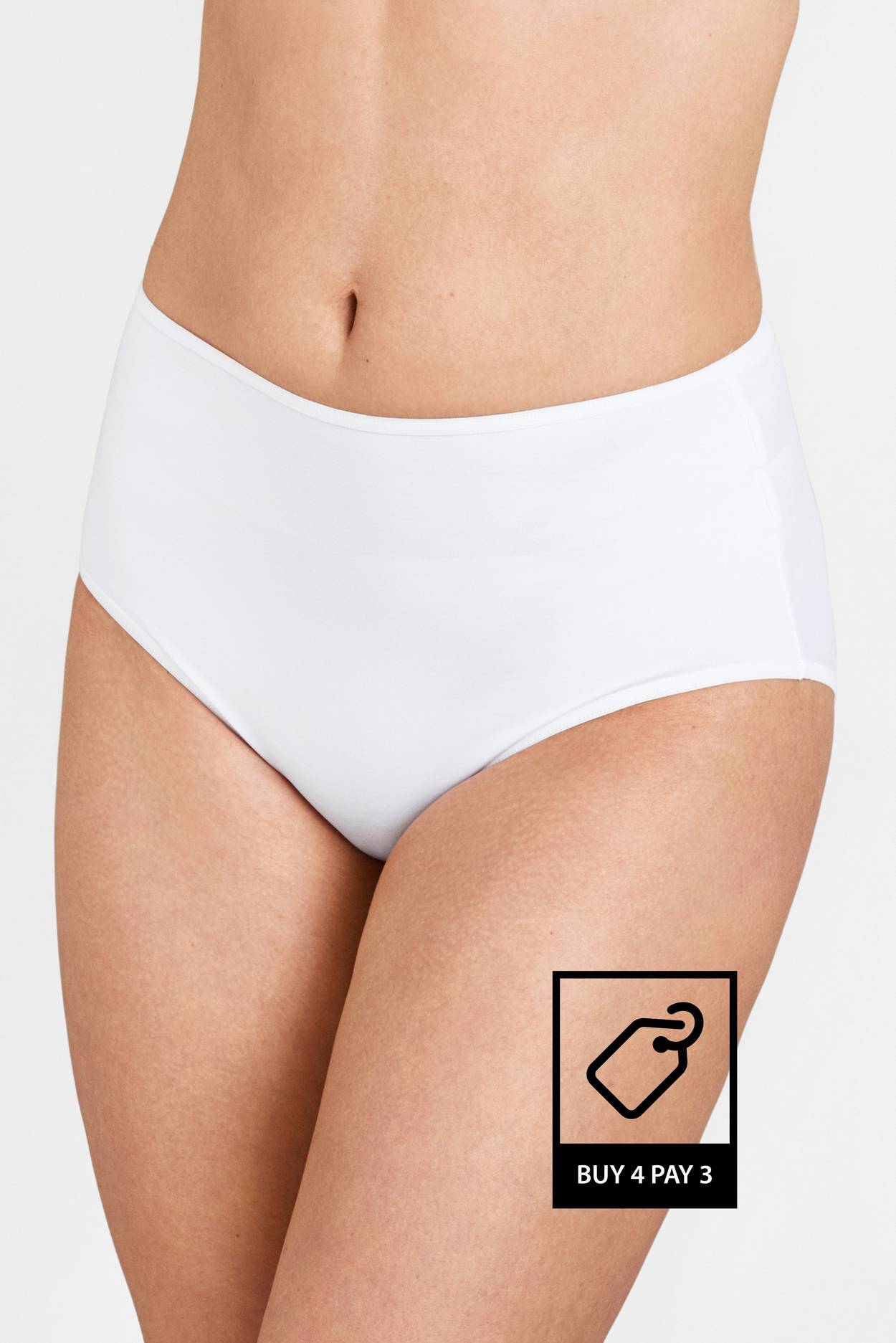 Cream bamboo brief women's underwear from Copenhagen Bamboo –