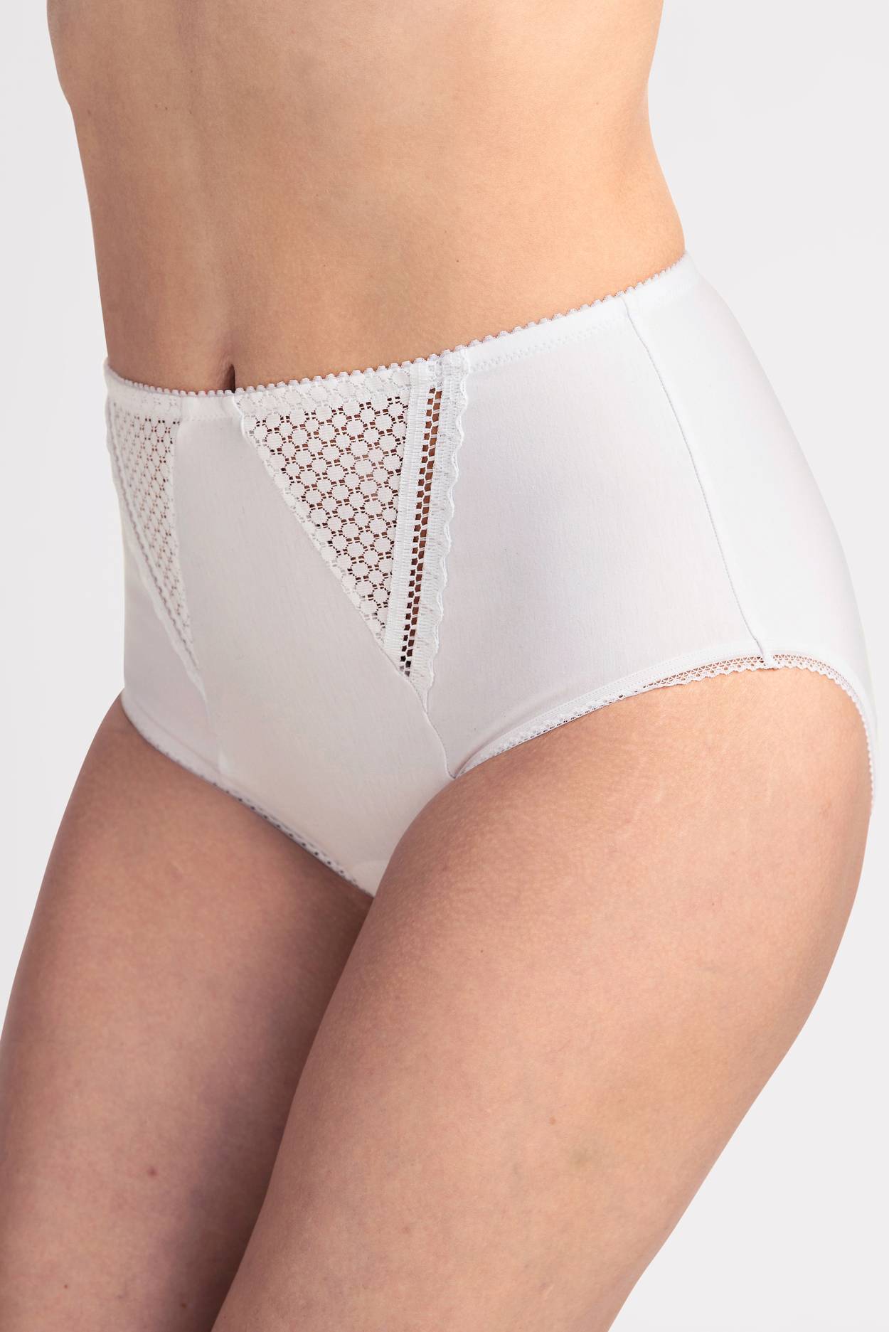 Miss Mary of Sweden Cotton Dots steunende beha zonder beugel, met dessin 90J Zwart