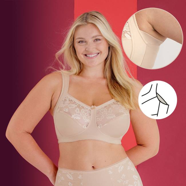  Customer reviews: Miss Mary of Sweden Broderie Anglaise  Women's Non-Wired Comfort Cotton Bra