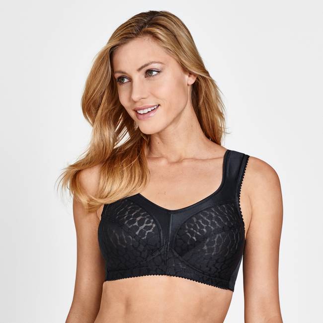 Advantage Knit Bralette, Black