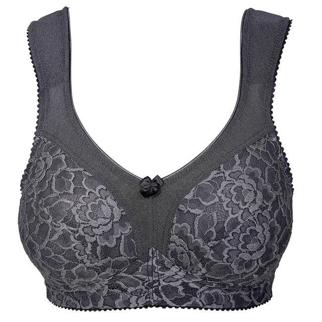 New With Tags Vintage Bali Flower Full Support Underwire Bra Tuxedo Black -   Sweden
