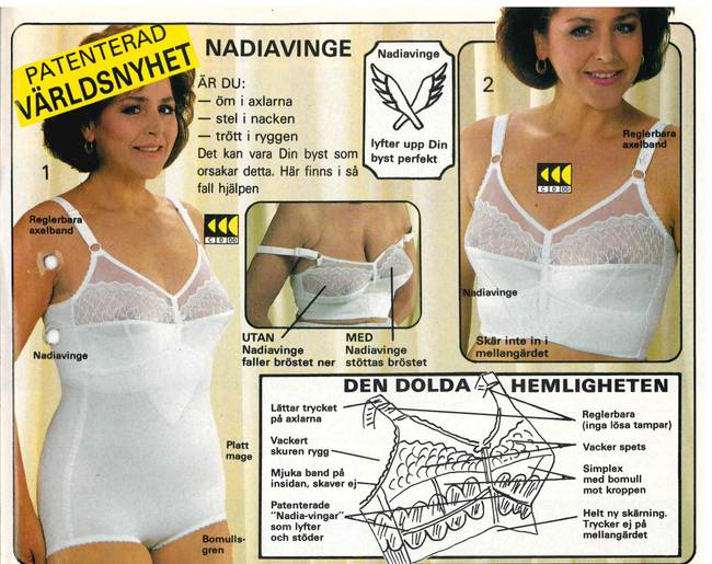 VINTAGE 80's CATALOG BRAS PANTIES SLIPS HOSIERY PHOTO CLIPPING ADS PRINTS