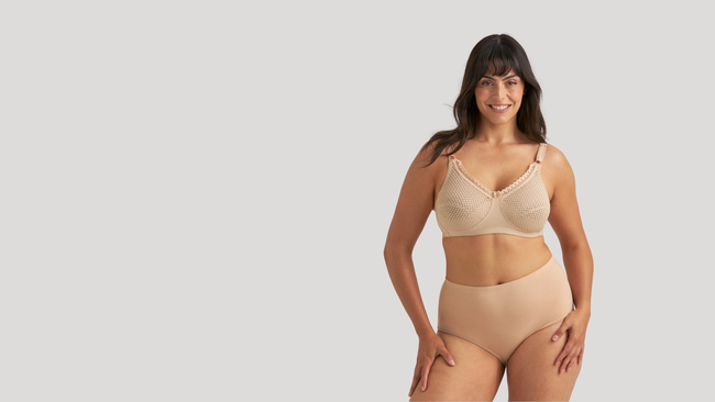 Un soutien-gorge en coton qui relève
