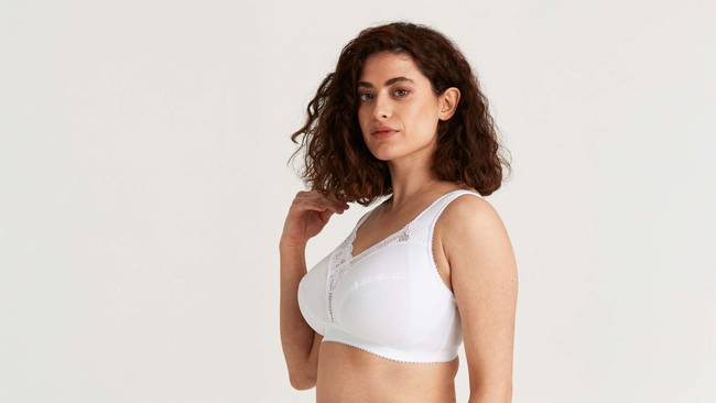 Elegant Cotton Bra with Non-wired Support and a Custom Fit