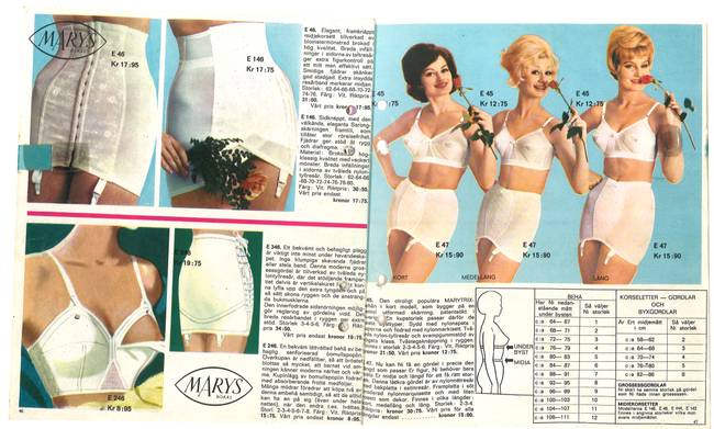 Marguerite Sacrez (Lingerie) 1937 Girdle, Bra, Swimwear