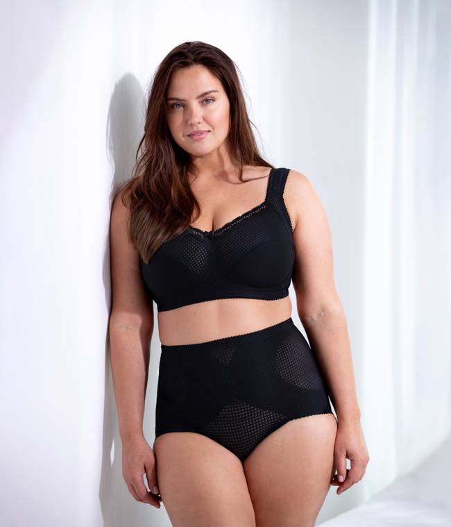Fit for plus Size Underwear Polyester And Lace Underwear For Women