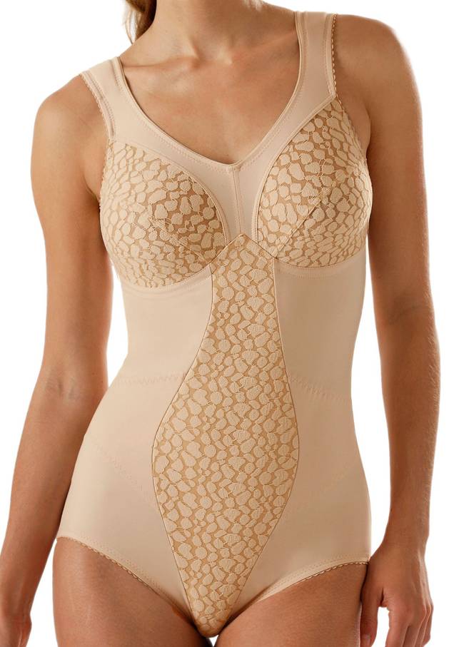 Soft cup bodysuit shaper