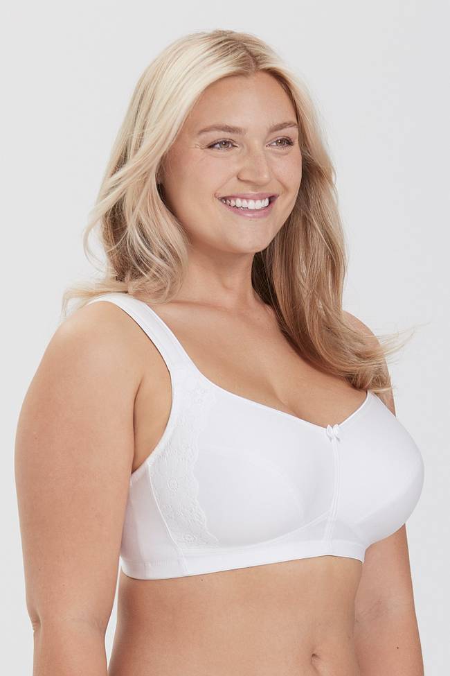  Alessandra B Snap Front Mastectomy Bra with Pockets Nude :  Clothing, Shoes & Jewelry