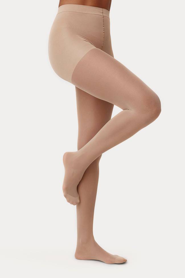 Moa Control Top Tights Black 20 den | Shop now - Swedish Stockings