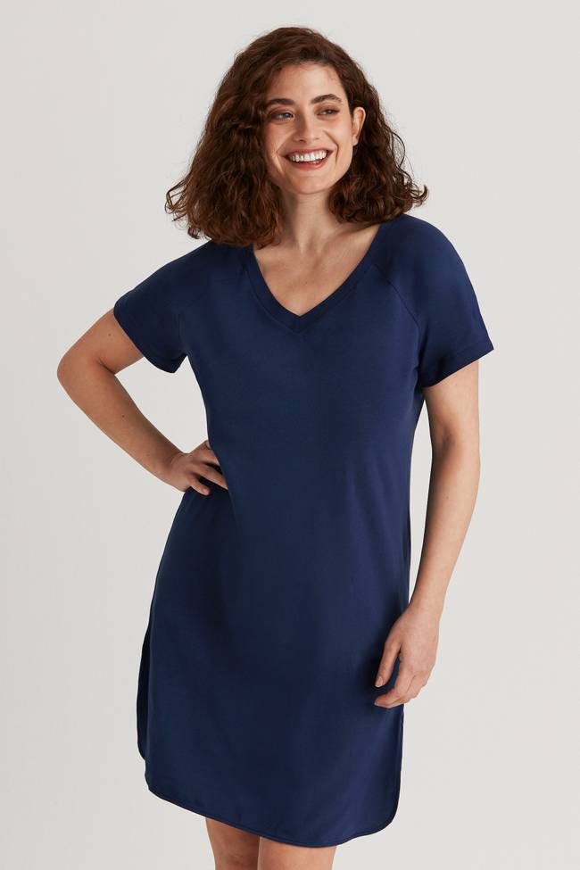 Miss Mary Organic Cotton Nightdress 56 58 Dark Blue