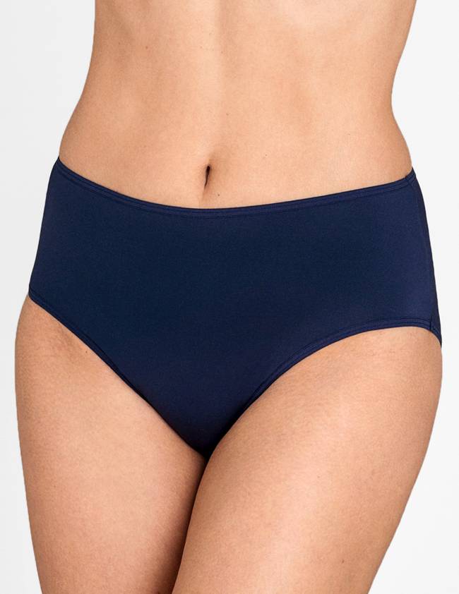 4-pack Basic Cotton soft panty dark blue