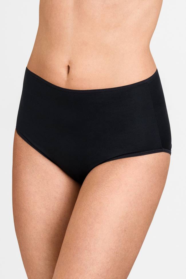 4-pack Maxi panty in micro feeling black