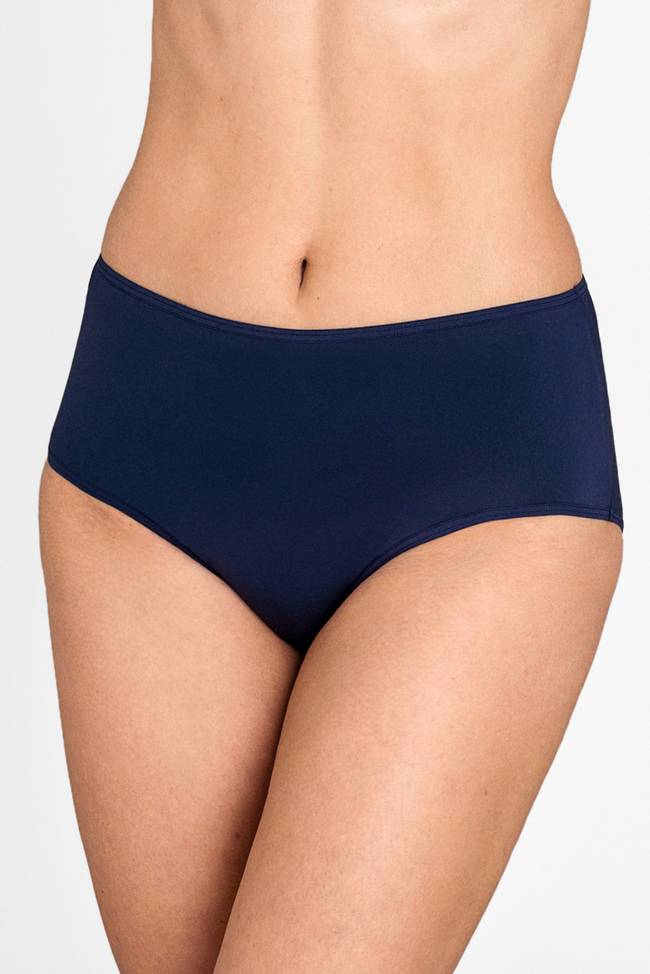 4-pack Maxi panty in micro feeling dark blue