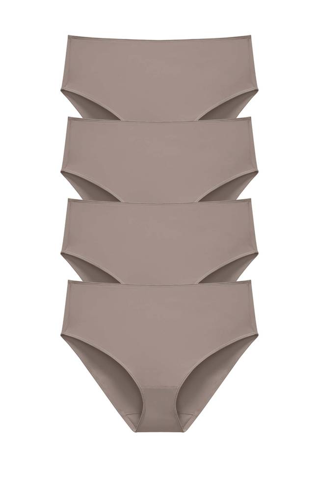 4-pack Recycled Comfort midi panty