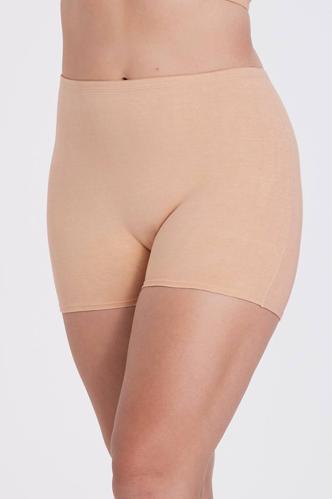 Lot de 4 Culotte shorty ORGANIC COTTON beige