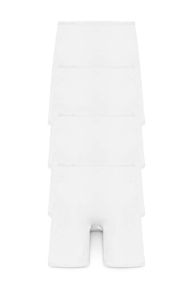 4-pack Organic Cotton slip met lange pijpjes