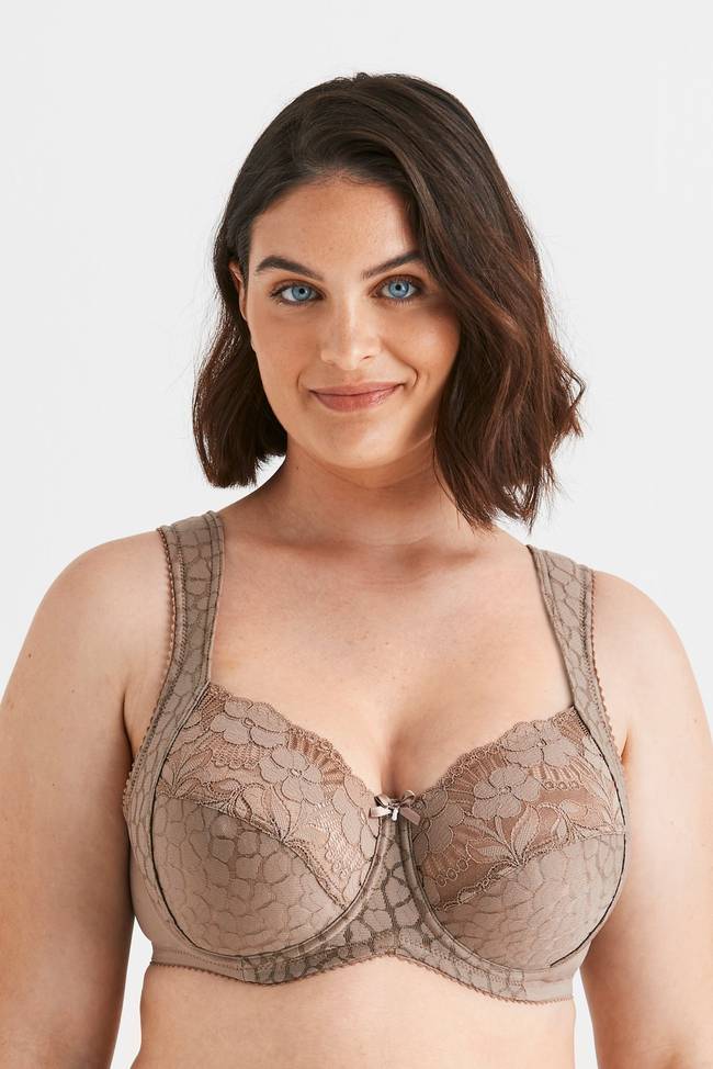 Jacquard & Lace bra