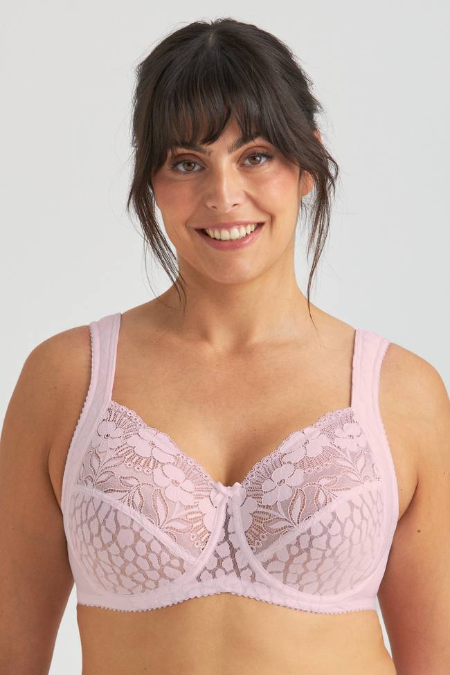 Jacquard & Lace bra