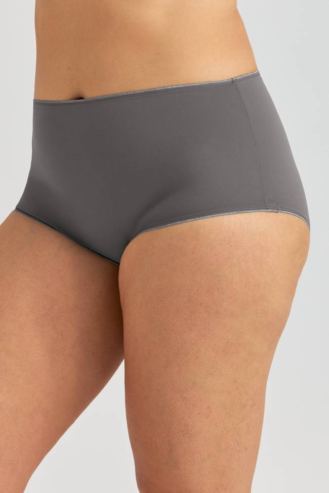 Lot de 4 Recycled Comfort maxi culotte Gris Foncé