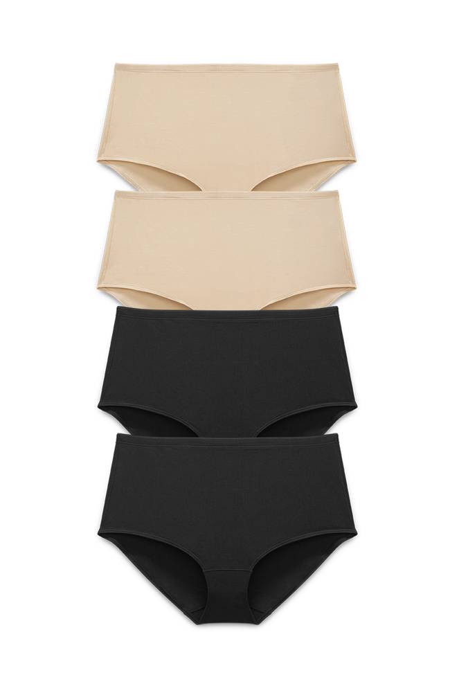 Lot de 4 Culotte maxi ORGANIC COTTON