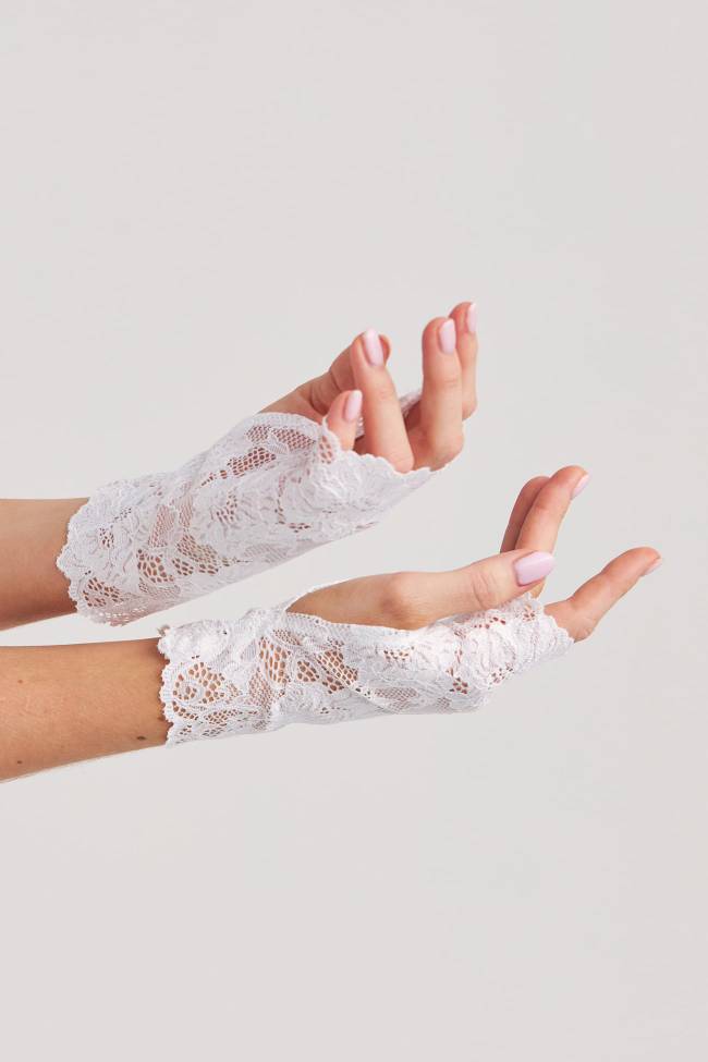 Lace wrist warmers
