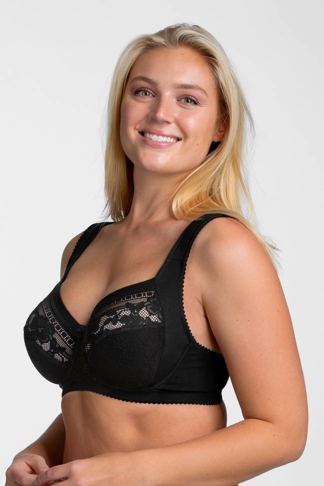 Cotton Star bra – non-wired bra in comfortable cotton lace – Miss Mary