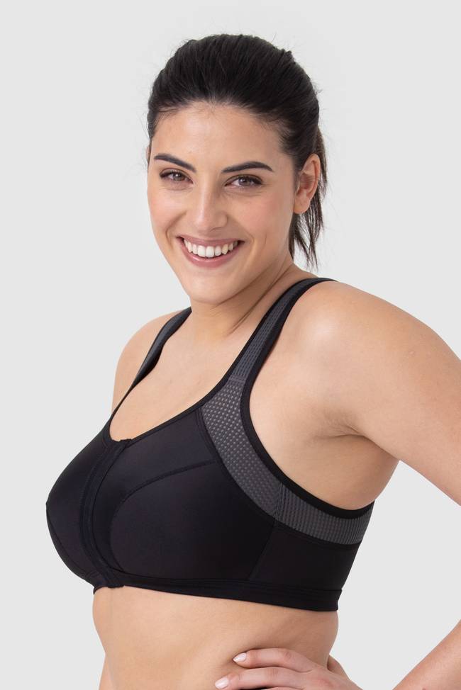 Front closure deals sports bra