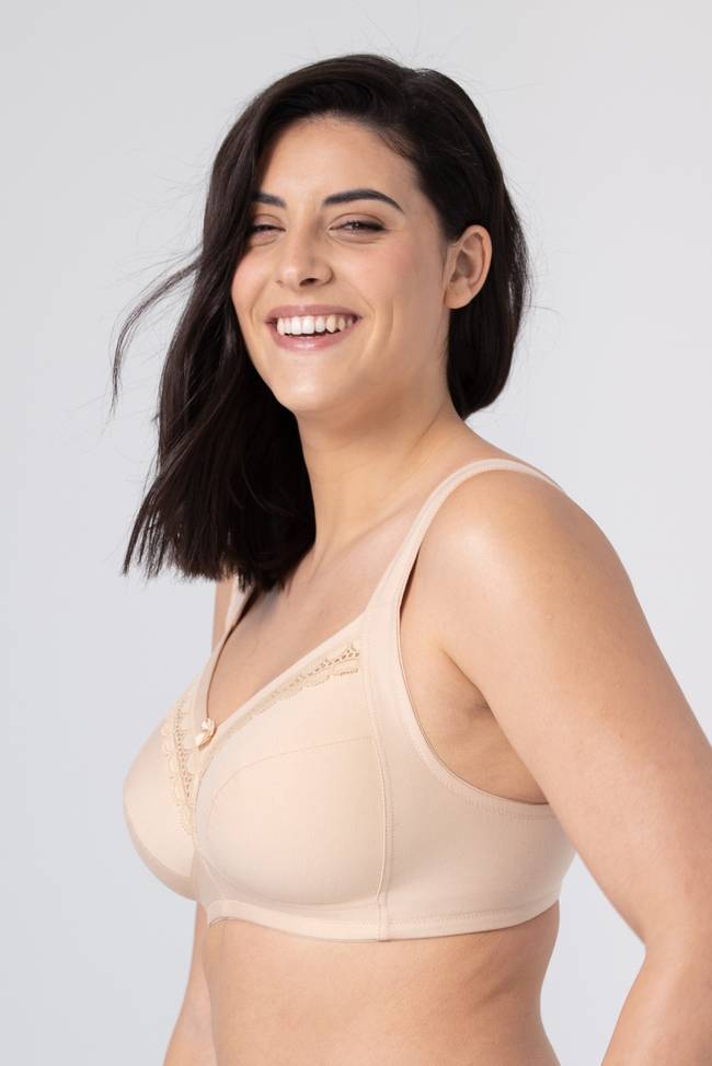 Always - Non-wired cotton bra with a comfortable fit that gives