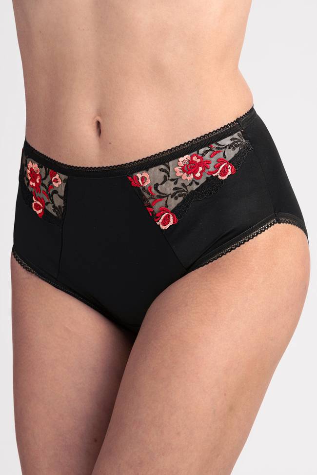 Panty for women on sale Smooth Low Waist Embroidery Briefs Panty