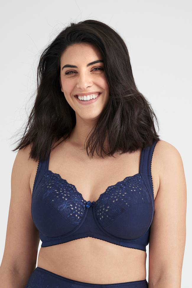 Comfortable Thread Cloth Cotton High Support Bra For Women Medium To Large  Sizes With High Support And Front Button From Cornelius, $14.18