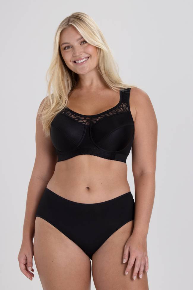 Cotton simplex bra