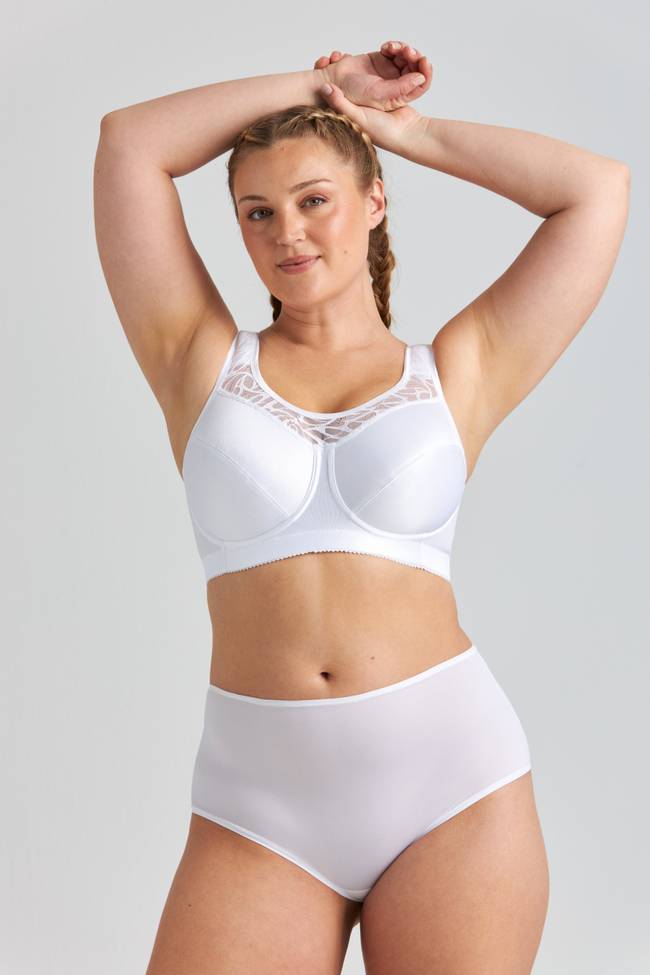 Cotton simplex bra