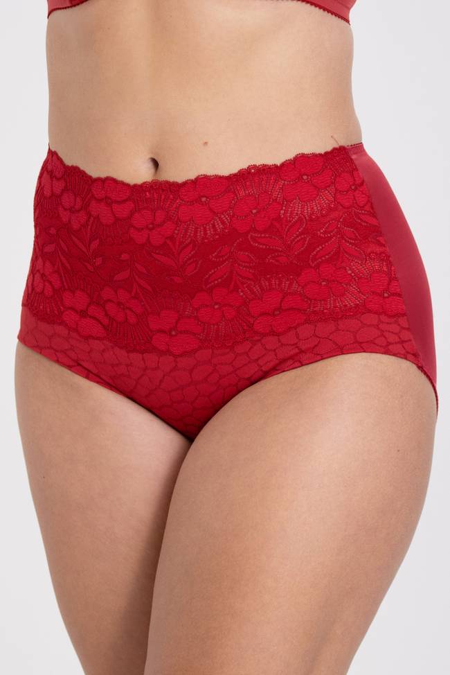 Jacquard & Lace panty girdle