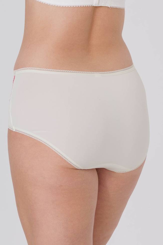 Bouton d'or printed panty with lace